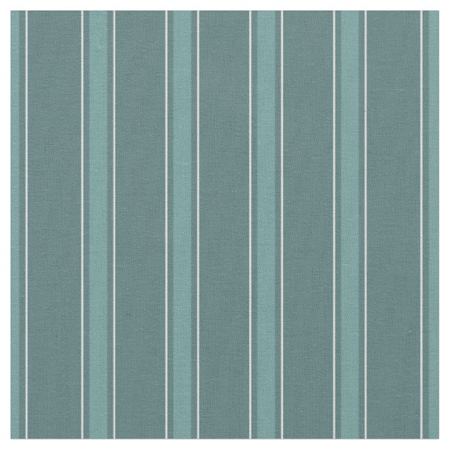 Dark Grey Green & Grey Green Stripes Fabric (Close Up)
