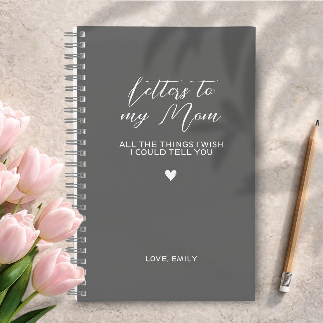 Dark Grey Grief Journal for Loss of Mother (Creator Uploaded)