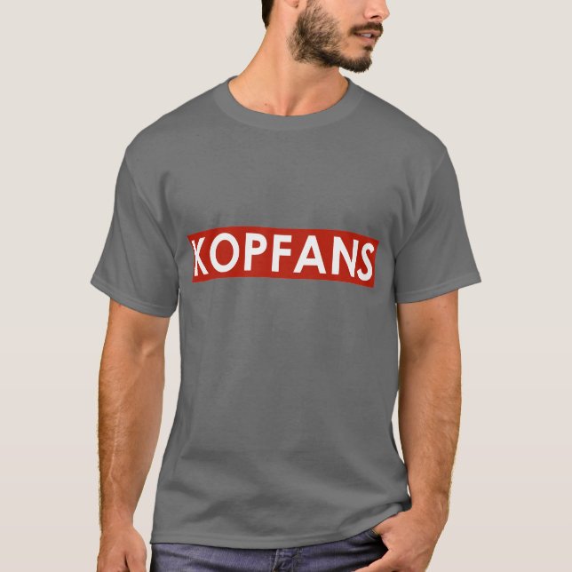 Dark Grey Kopfans T-shirt (Front)