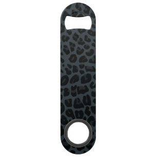 Dark grey leopard print