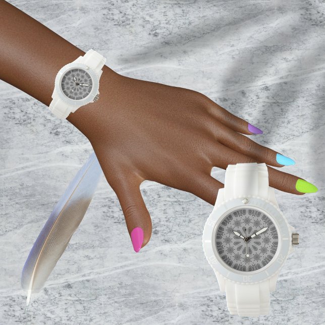 Dark Grey Mosaic Pattern Watch (Creator Uploaded)