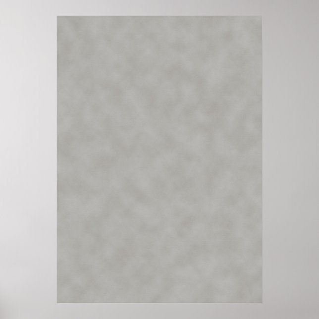 Dark Grey Parchment Look Poster (Front)