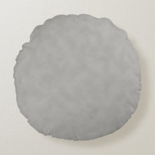 Dark Grey Parchment Texture Background Round Cushion