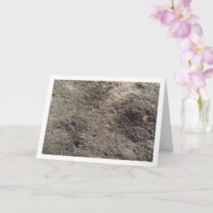Dark Grey Rock, Stone Background Card