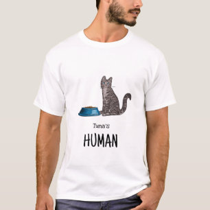 Dark Grey Tabby Cat Shirt