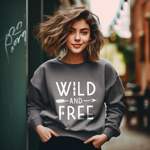 Dark Grey Wild and Free Sweatshirt