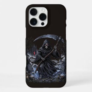 Dark Grim Reaper Halloween iPhone 16 Pro Max Case