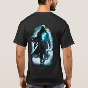 Dark Grim Reaper Shadow Warrior Gothic Fantasy T-Shirt