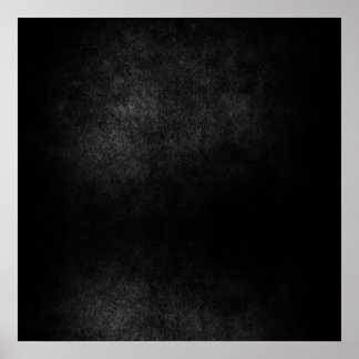 Dark Grunge Background - Darkest Grey Poster