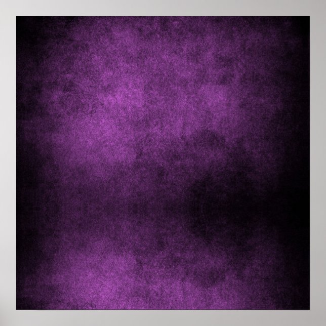 Dark Grunge Background - Light Purple Poster (Front)