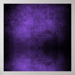 Dark Grunge Background - Purple Poster