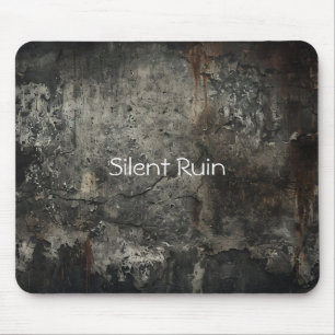 Dark Grunge Concrete Mousepad