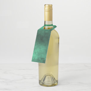Dark Grunge - Green Bottle Tag