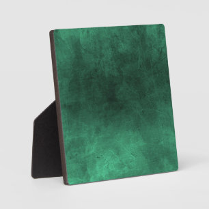 Dark Grunge - Green Plaque