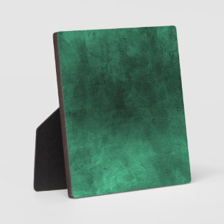 Dark Grunge - Green Plaque