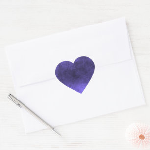 Dark Grunge - Indigo Heart Sticker
