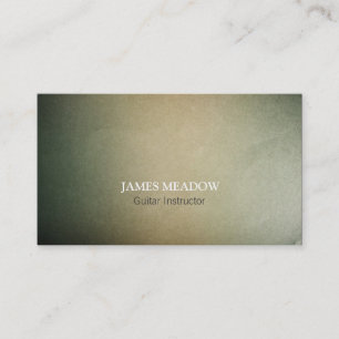 Dark Grunge Music Musician Guitar Teacher Business Card