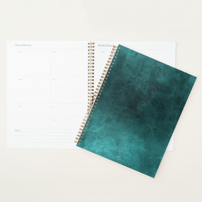 Dark Grunge - Teal Planner (Display)