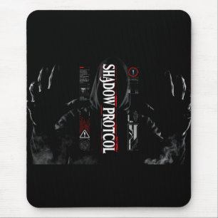 Dark Hacker Cyberpunk Gaming Mouse Pad