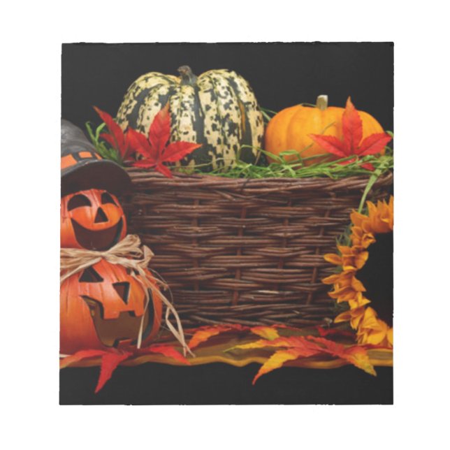 Dark Halloween Design Notepad (Front)