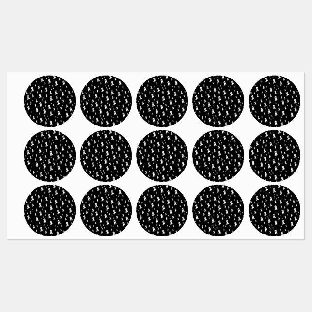 Dark Halloween Ghosts  (Sheet)