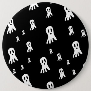 Dark Halloween Ghosts 6 Cm Round Badge