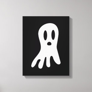 Dark Halloween Ghosts  Canvas Print