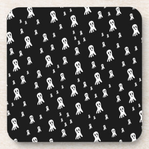 Dark Halloween Ghosts  Coaster