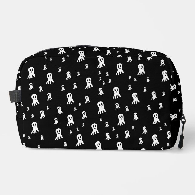 Dark Halloween Ghosts  Dopp Kit (Front)