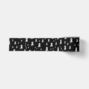 Dark Halloween Ghosts  Grosgrain Ribbon