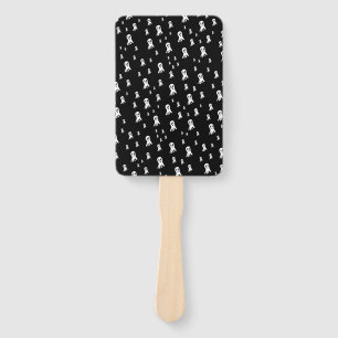 Dark Halloween Ghosts  Hand Fan