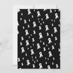 Dark Halloween Ghosts Holiday Card