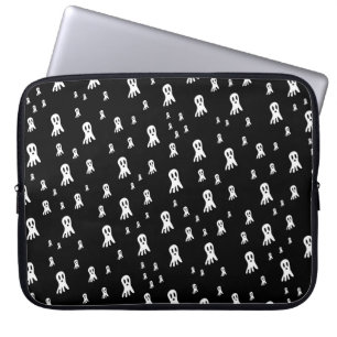 Dark Halloween Ghosts Laptop Sleeve