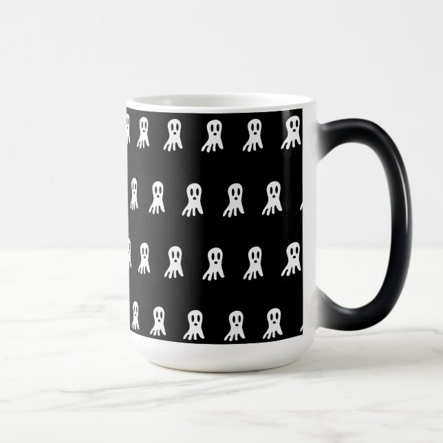 Dark Halloween Ghosts  Magic Mug (Right)