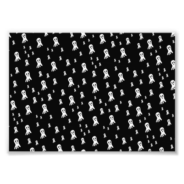 Dark Halloween Ghosts  Photo Print (Front)