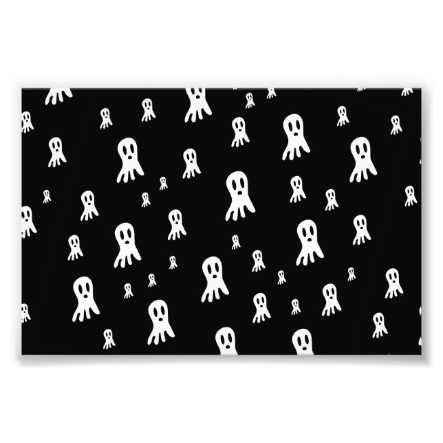Dark Halloween Ghosts  Photo Print (Front)