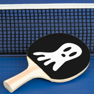 Dark Halloween Ghosts  Ping Pong Paddle