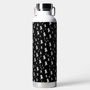 Dark Halloween Ghosts  Water Bottle