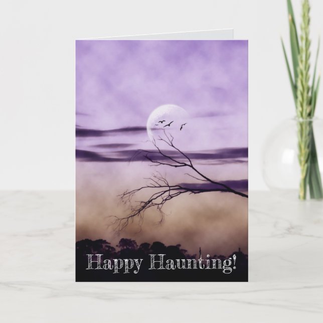 dARK Halloween Greetings Card (Front)