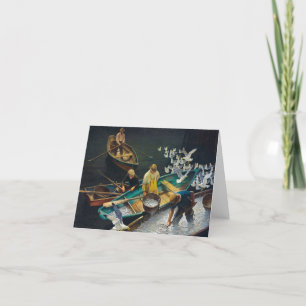 Dark Harbour Fishermen by Newell Convers Wyeth Thank You Card