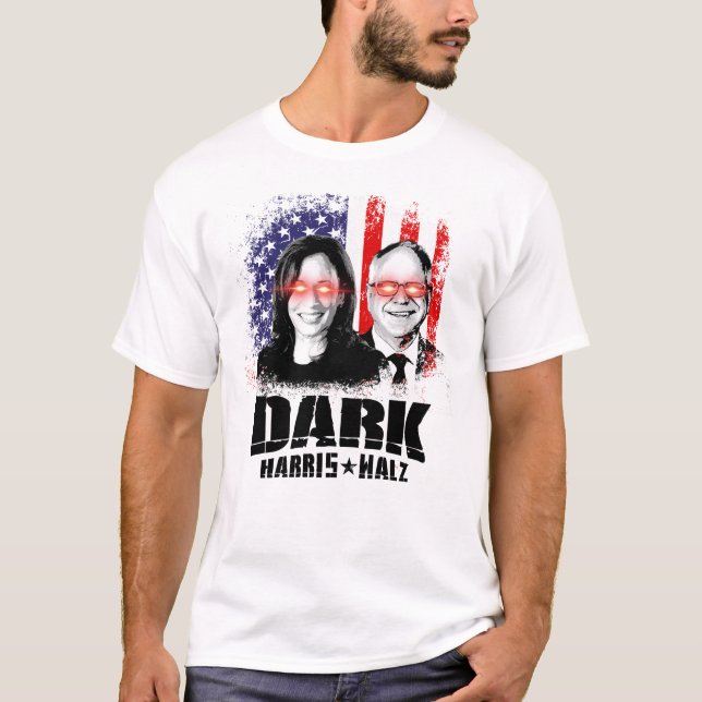 Dark Harris Walz 2024 T-Shirt (Front)