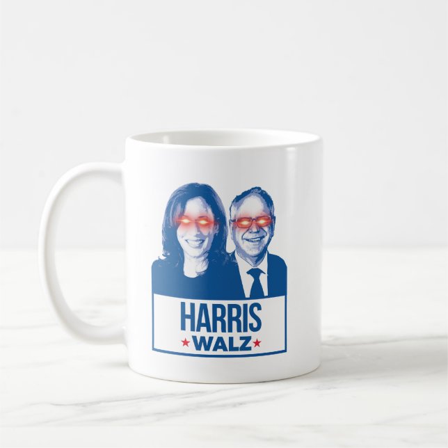Dark Harris Walz  Coffee Mug (Left)