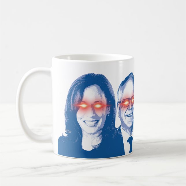 Dark Harris Walz  Coffee Mug (Left)