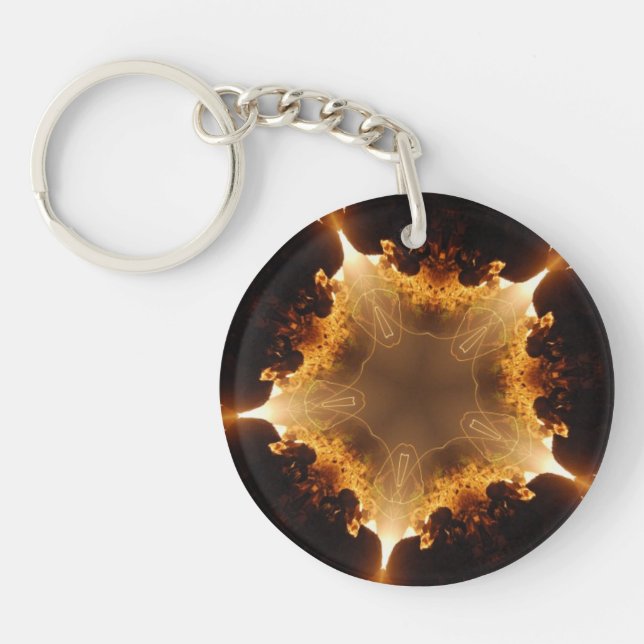 Dark Heart Key Ring (Front)