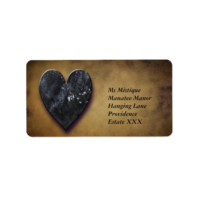 Dark Heart Label (Front)