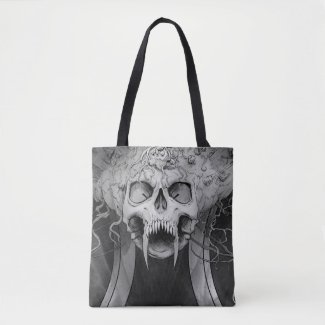 Dark Heavy Metal Death Skull Graveyard