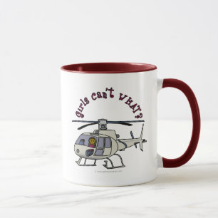 Dark Helicopter Pilot Mug