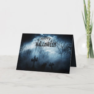 Dark Horror Halloween Greeting  Card