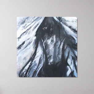 dark horse canvas print