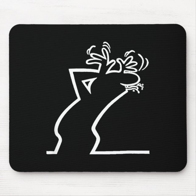 Dark Humor Sarcasm Funny Quote Witty Irony Office  Mouse Mat (Front)